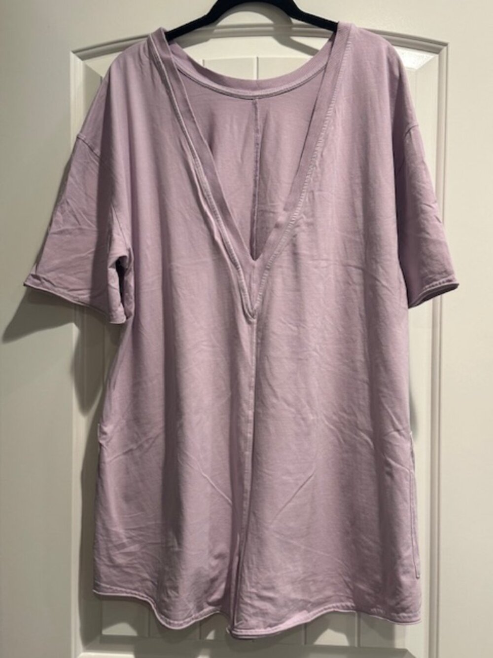 NWOT Free People Movement Hot Shot Tee Romper Lilac - Picture 5 of 7
